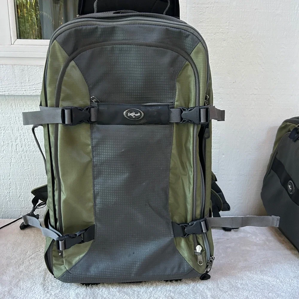 Eagle Creek 3 Piece Travel Set Switchback MAX ES22 w/backpack & CarryOn ES Tote